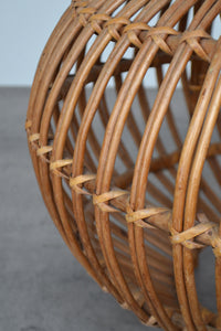 Italian Rattan Ottoman by Franco Albini & Franca Helg