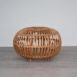 Italian Rattan Ottoman by Franco Albini & Franca Helg