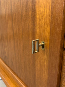 Compact Danish Teak Sideboard with Drawers