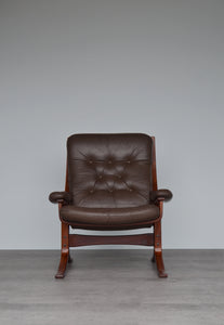 Norwegian Armchair Lounge Chair By Oddvin Rykken