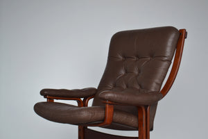 Norwegian Armchair Lounge Chair By Oddvin Rykken