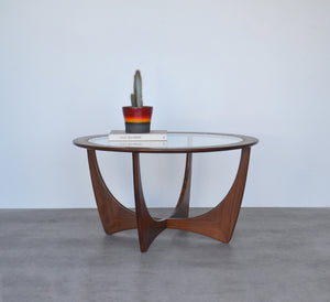 Teak And Glass G Plan Circular Coffee Table By Victor Wilkins