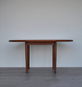 Danish Circular Extending Teak Dining Table