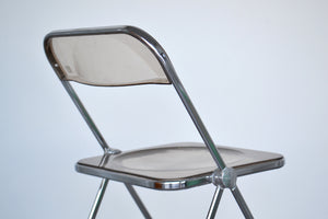 Castelli Smoked Chrome & Perspex Folding Chair