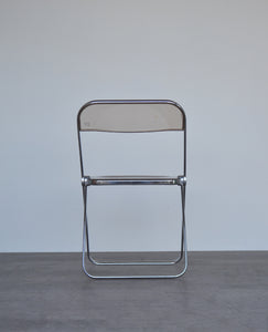 Castelli Smoked Chrome & Perspex Folding Chair