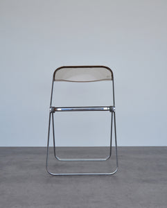 Castelli Smoked Chrome & Perspex Folding Chair
