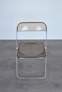 Castelli Smoked Chrome & Perspex Folding Chair