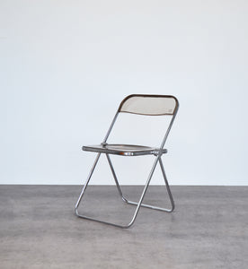 Castelli Smoked Chrome & Perspex Folding Chair