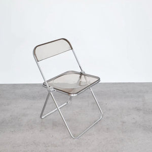 Castelli Smoked Chrome & Perspex Folding Chair