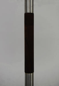 Danish Rosewood and Brushed Aluminum Standard Floor Lamp