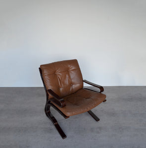 Norwegian Armchair Lounge Chair By Oddvin Rykken