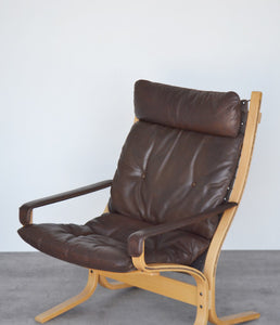 Tall Lounge Carver 'Siesta' Chair by Ingmar Relling for Westnofa